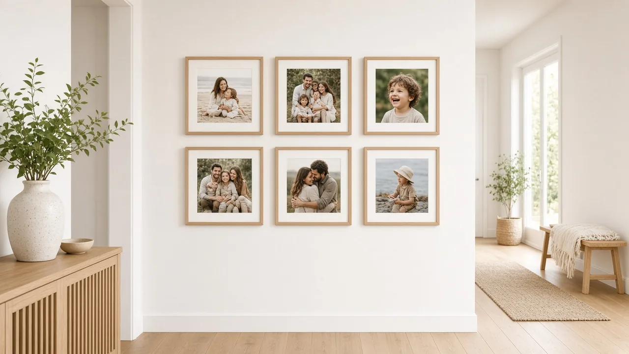 Parede com quadros PregoArt