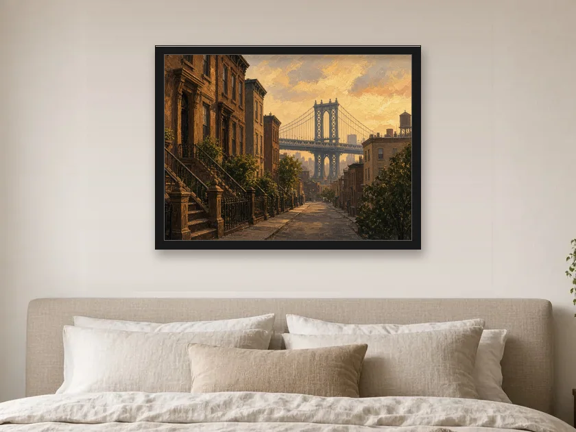 Brooklyn ao Entardecer no quarto