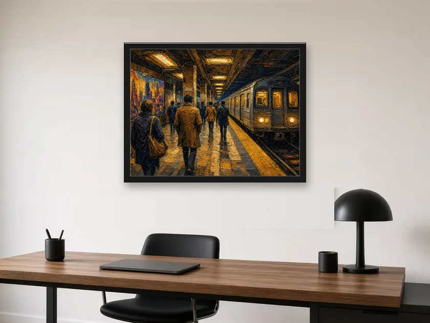 Estação de Metro no escritório