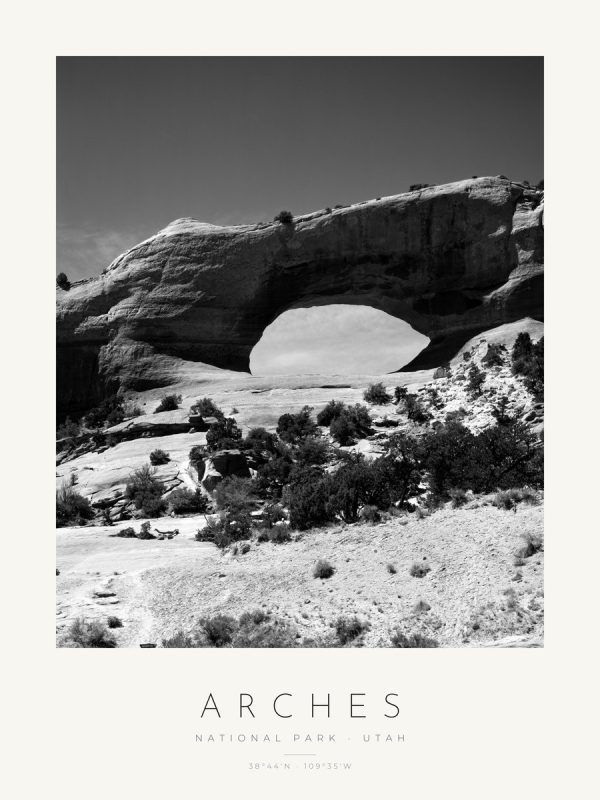 Poster Arches – Arco de Pedra – poster com moldura