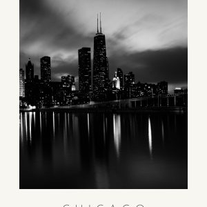 Poster Chicago – Willis Tower – poster vertical com moldura