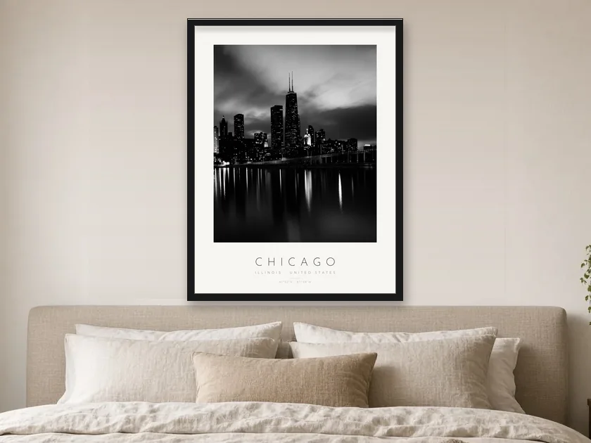Poster Chicago – Willis Tower no quarto