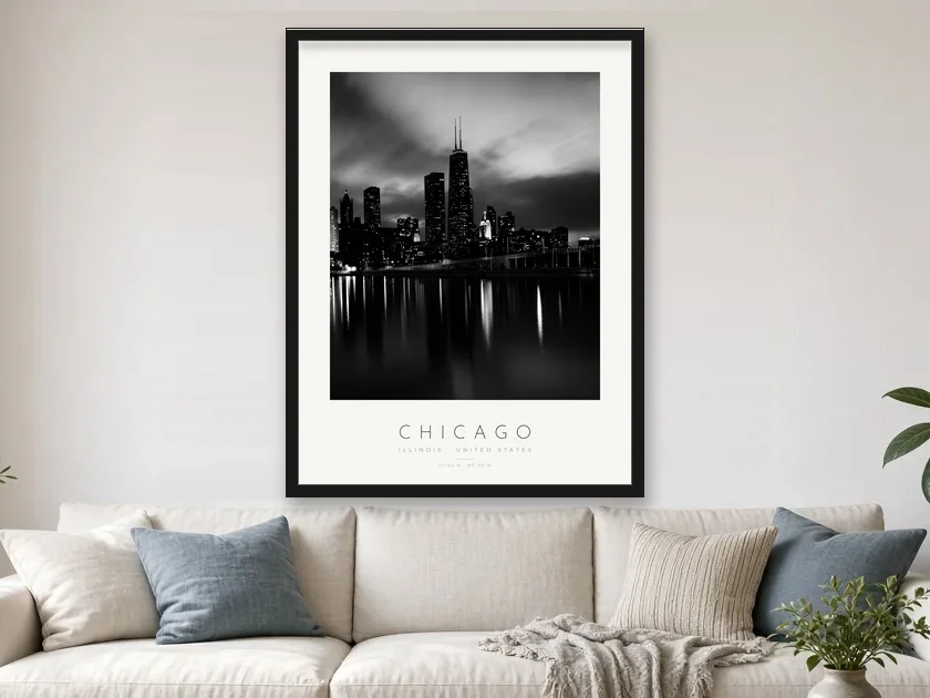 Poster Chicago – Willis Tower na sala