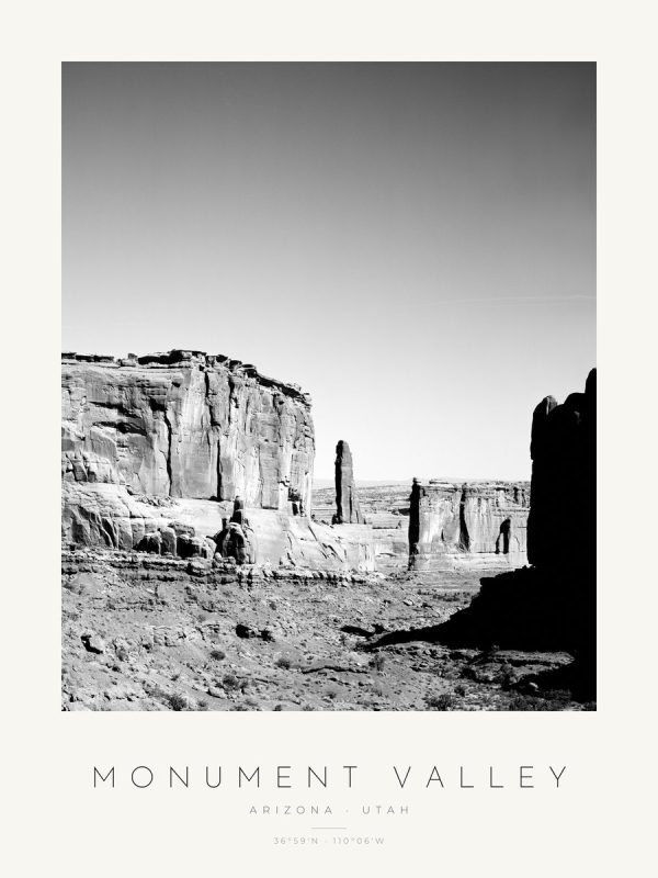 Poster Monument Valley – poster com moldura