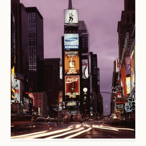 Poster Nova Iorque – Times Square – poster vertical com moldura