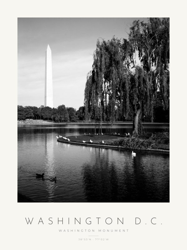 Poster Washington – Washington Monument – poster com moldura